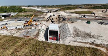 Chantier de la liaison routière de l'Est francilien