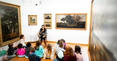 Animations pour les enfants dans un musée