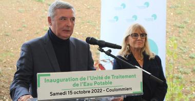 Inauguration de la nouvelle unité de traitement de l'eau potable à Coulommiers