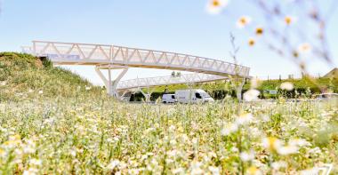 Passerelle Melun-Voisenon