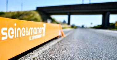 Route départementale en Seine-et-Marne