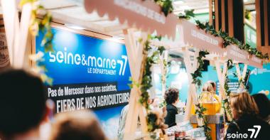 Stand de la Seine-et-Marne au salon de l'Agriculture 2026