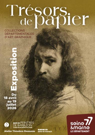 Affiche Exposition "Trésors de papier"