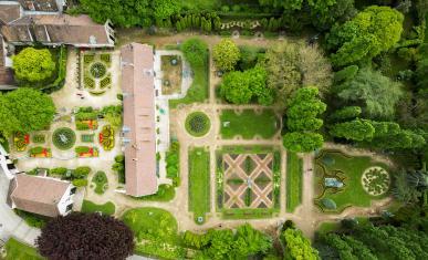 Vue aérienne du musée-jardin Bourdelle