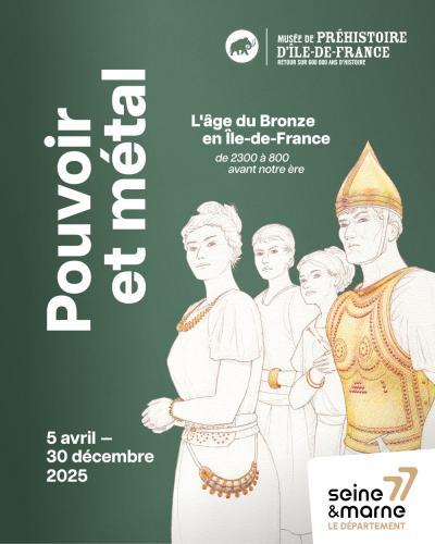 Affiche de l'exposition "Pouvoir et métal"