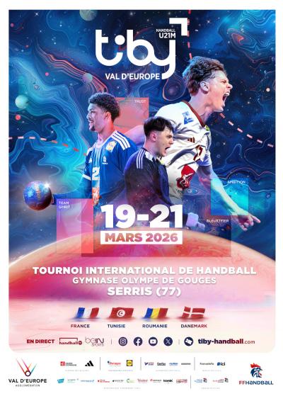 Affiche du tournoi de handball à Serris
