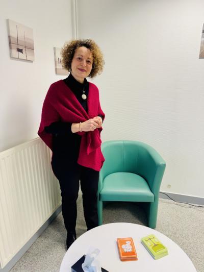 une femme sur son lieu de travail