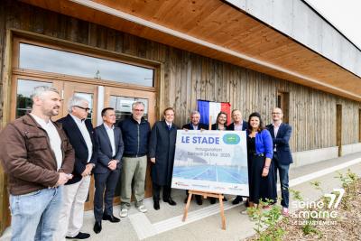 Inauguration du stade de Montévrain