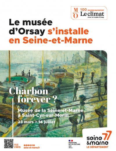 Affiche de l'opération "100 œuvres pour le climat" en Seine-et-Marne