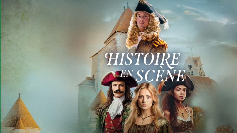Visuel du festival Histoire en Scène au château de Blandy