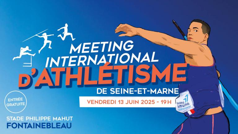 Affiche du meeting d'athlétisme 2025