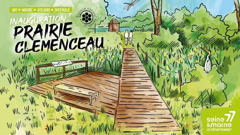 Inauguration de la Prairie Clemenceau