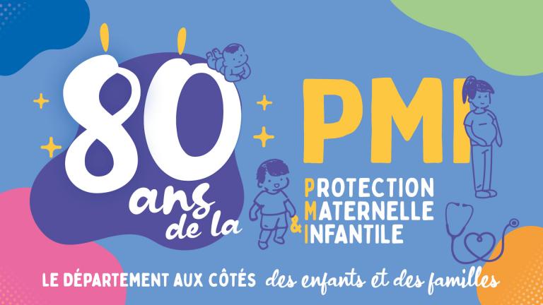 Affiche des 80 ans de la PMI