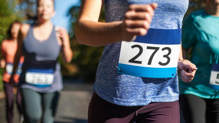 Dossards d'une course