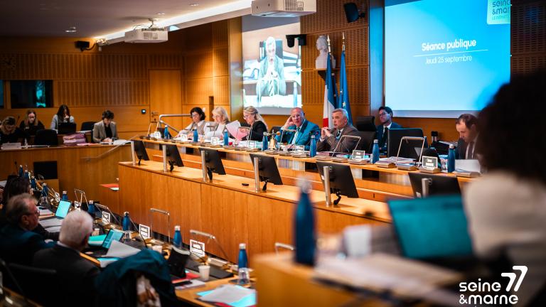 Séance publique du Conseil départemental de Seine-et-Marne