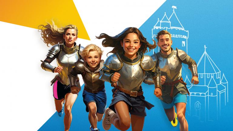 Visuel du marathon médiéval 2026 Blandy-Provins en Seine-et-Marne