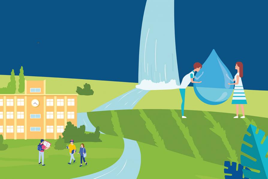 Aquathon sensibilise les collégiens à la protection de l'eau