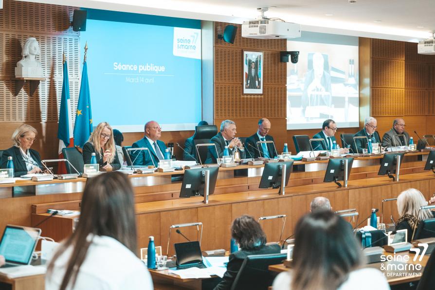 Séance publique du Conseil départemental de Seine-et-Marne
